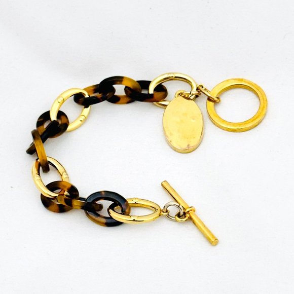 Lauren Ralph Lauren Tortoise Shell/Gold Tone Bracelet - Picture 5 of 6